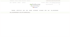 Desktop Screenshot of mybabypie.com